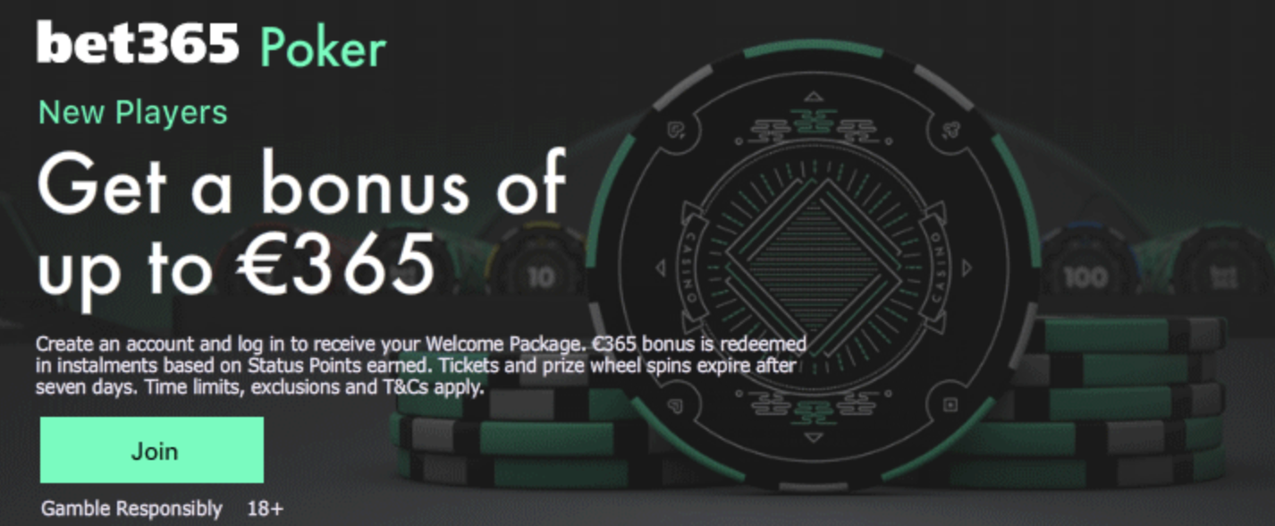 bet365-ireland-poker-offer