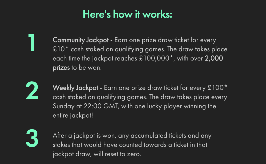 Dual Drop Jackpot Instructions