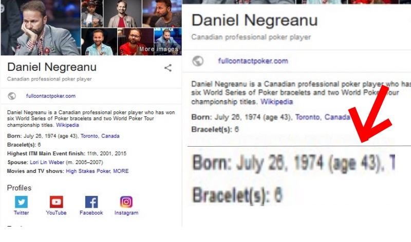 Daniel Negreanu is not a kid - exposed