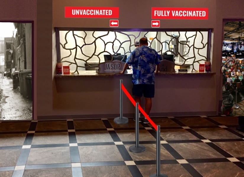 WSOP 2021 Vaccinations