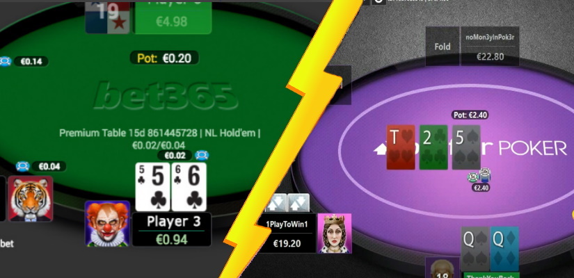 bet365 poker vs betfair poker