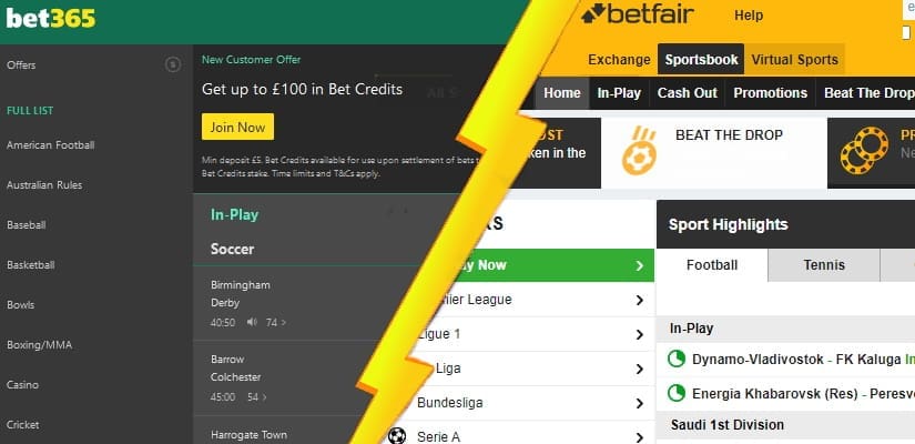 bet365 vs betfair sportsbook