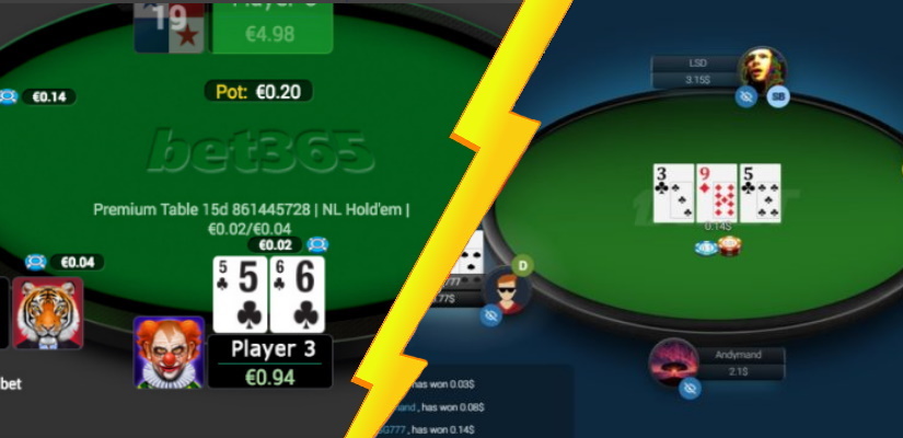 bet365 vs 1xbet poker