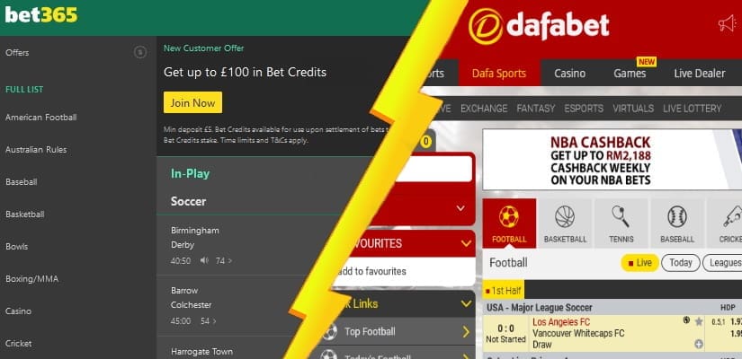 bet365 vs dafabet sportsbook