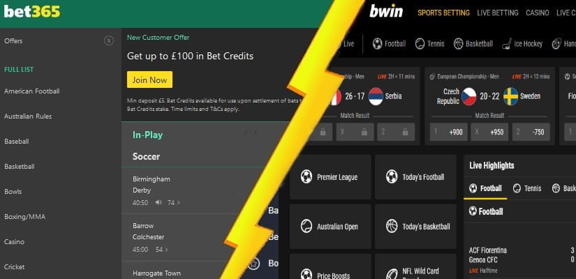 bet365 sports vs bwin sports