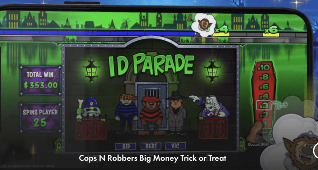 Cops 'n' Robbers Big Money Trick or Treat 