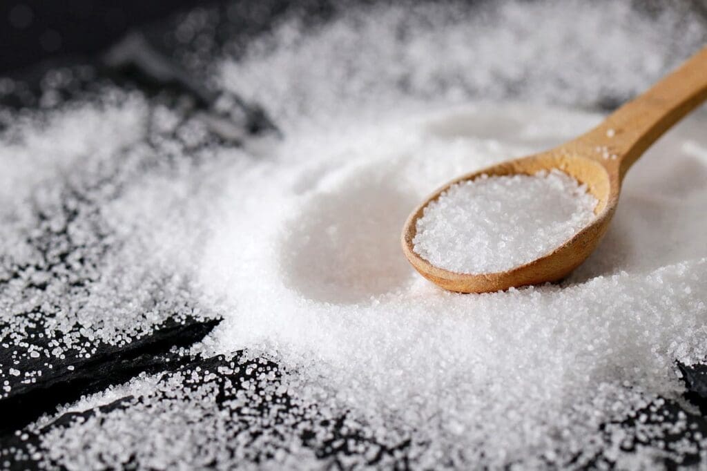 poker superstitions image: wooden spoon on a pile of spilled salt