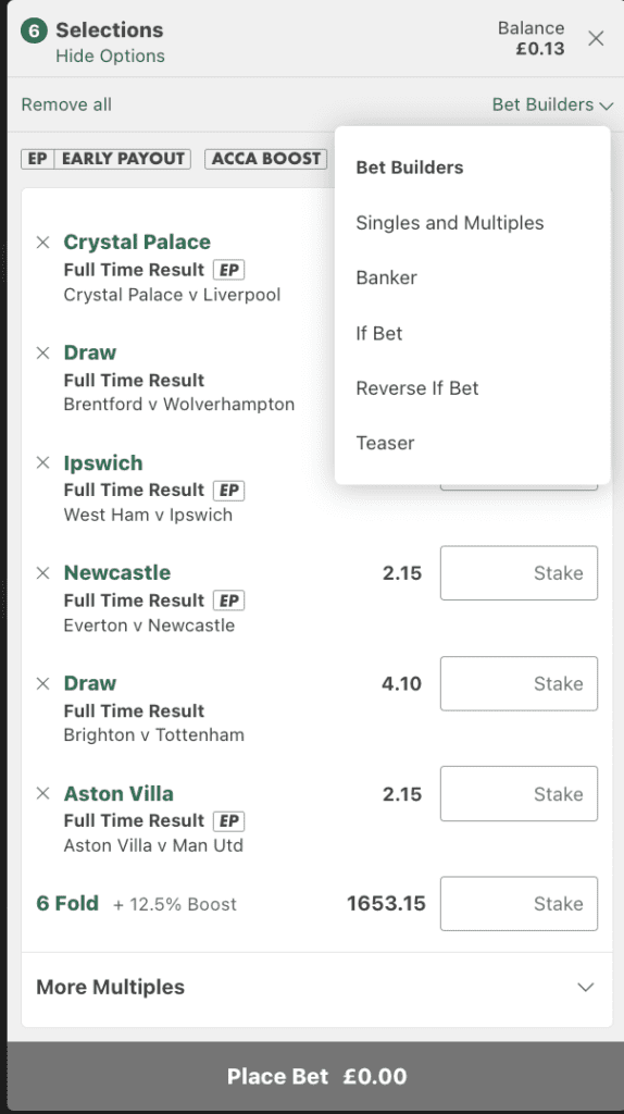 Banker Bets