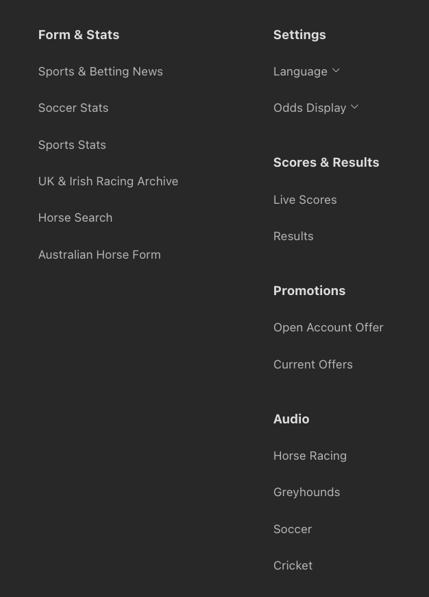 Bet365 Sport Research Tools