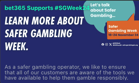 bet365 Safer Gambling Week