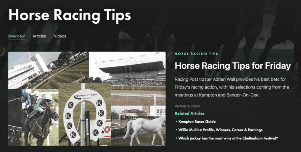 Horse racing Betting