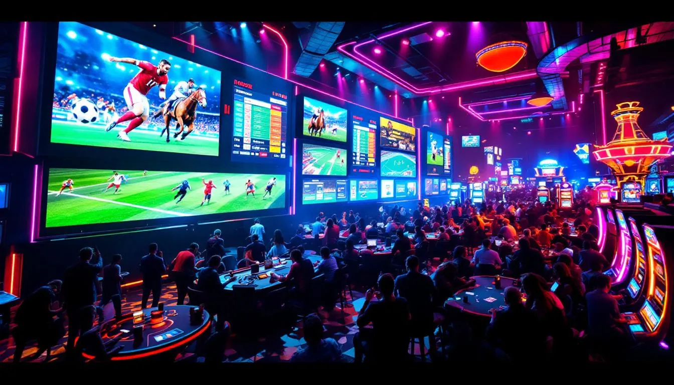 Popular betting markets including football and horse racing.