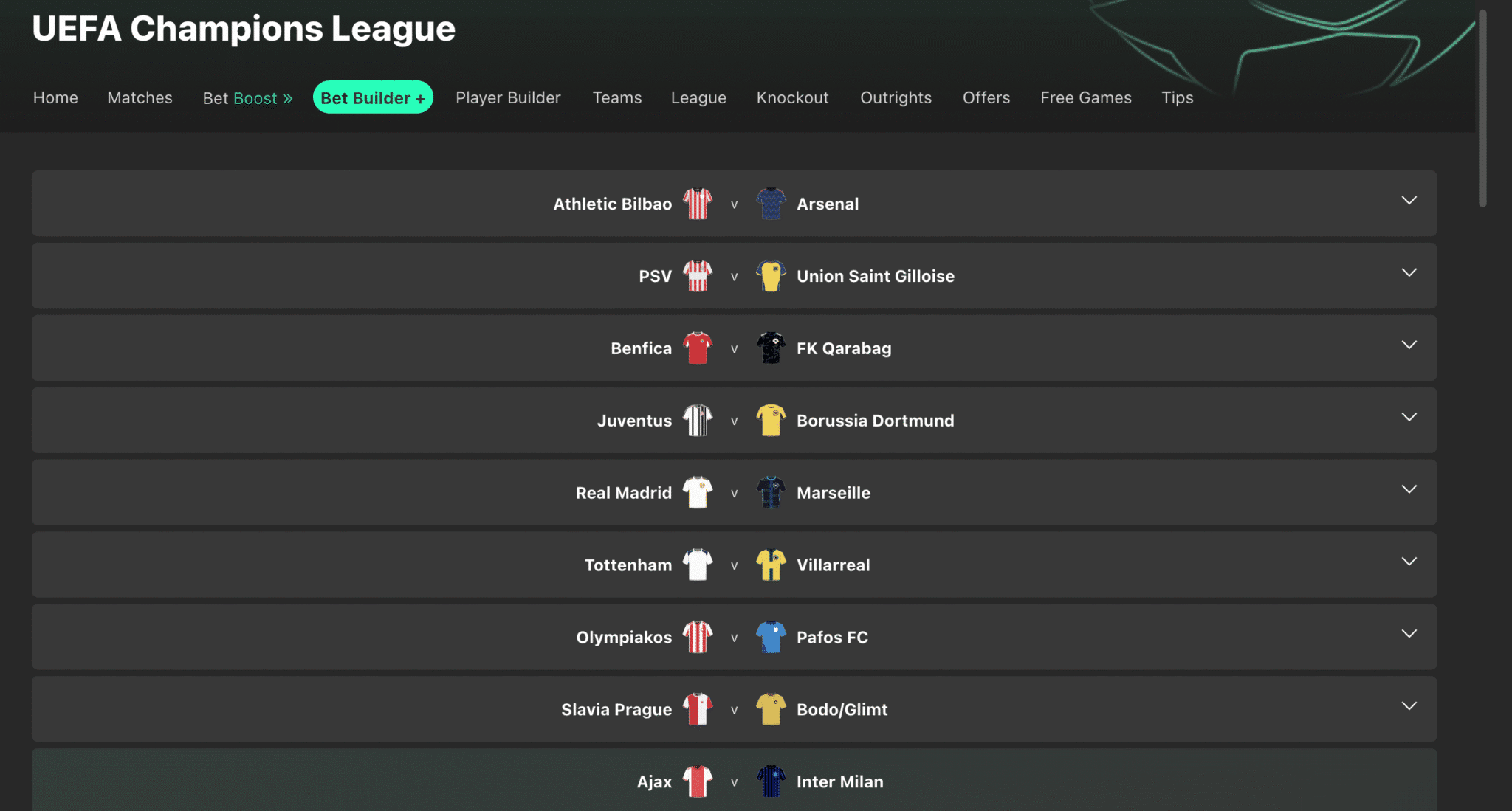 UCL Bet Builder At Bet365 – A User’s Guide To Champions League Bet Builders