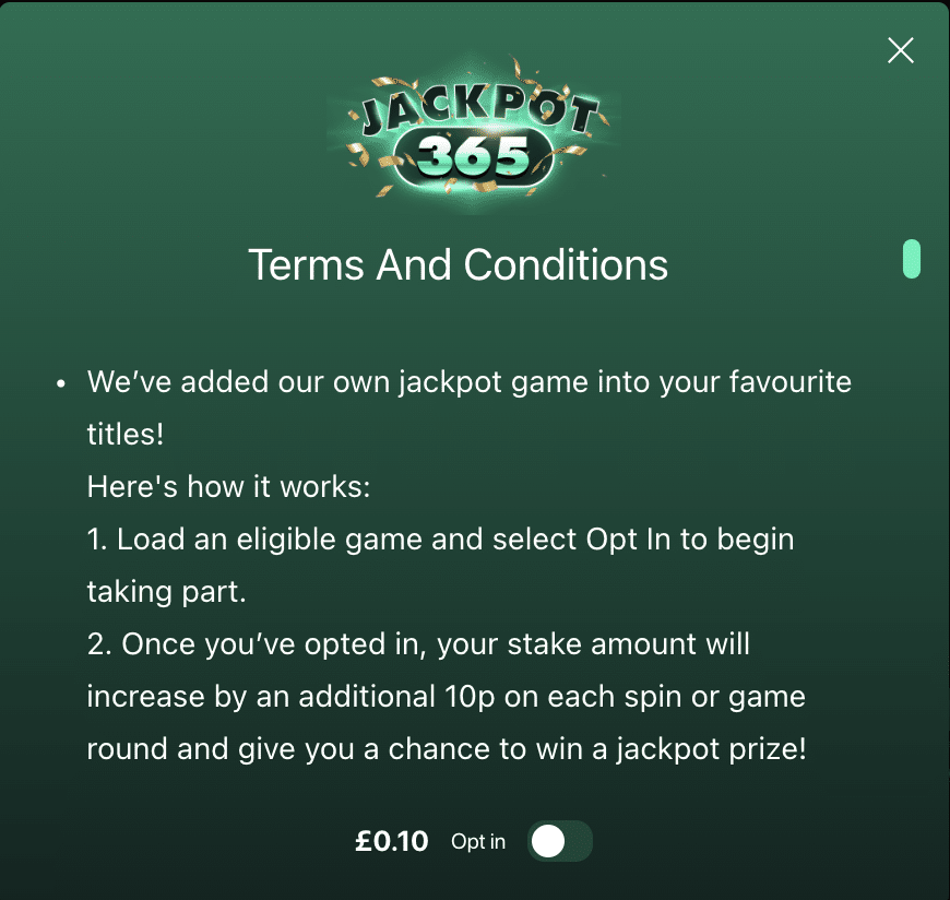 365 Jackpot Network