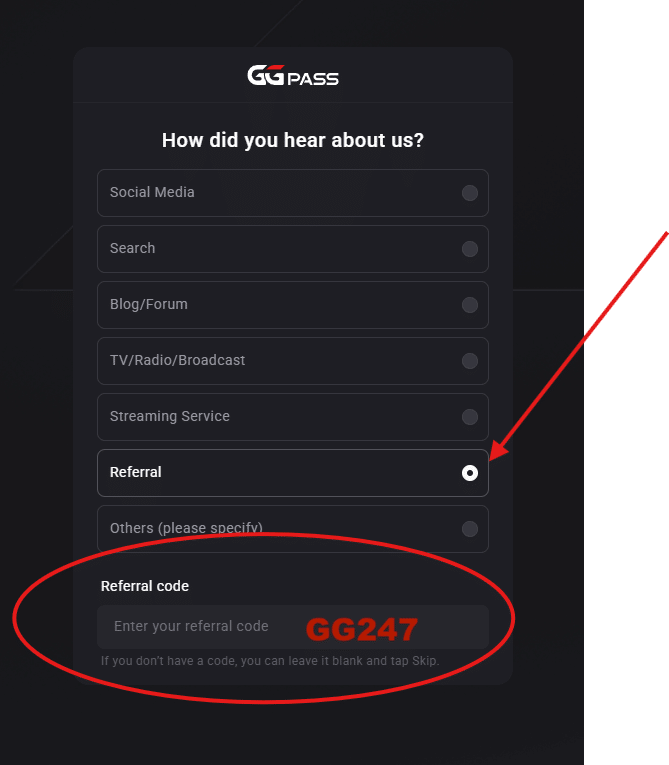 GG Poker Sign up Step 5