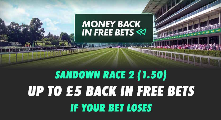 sandown races april 24th-april 26th Bet365 - up to 5 in free bets