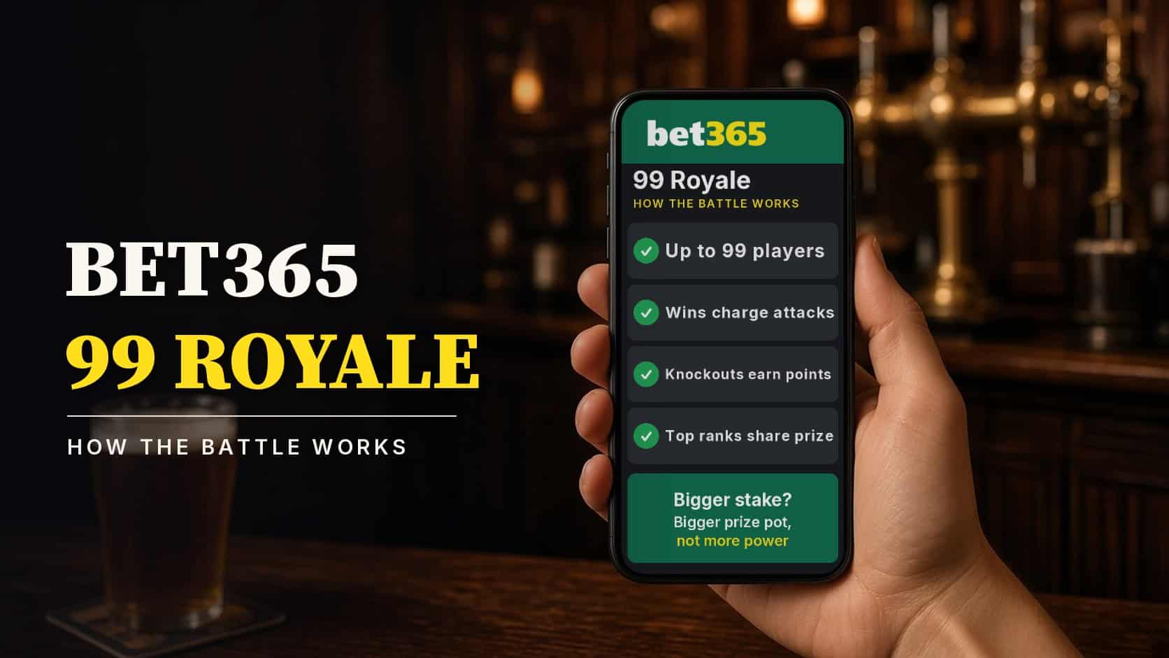 bet365 99 Royale: how the battle works